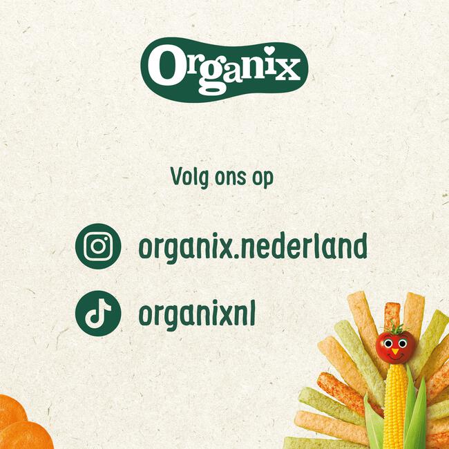 Organix Bio Knijpfruit Appel, Aardbei