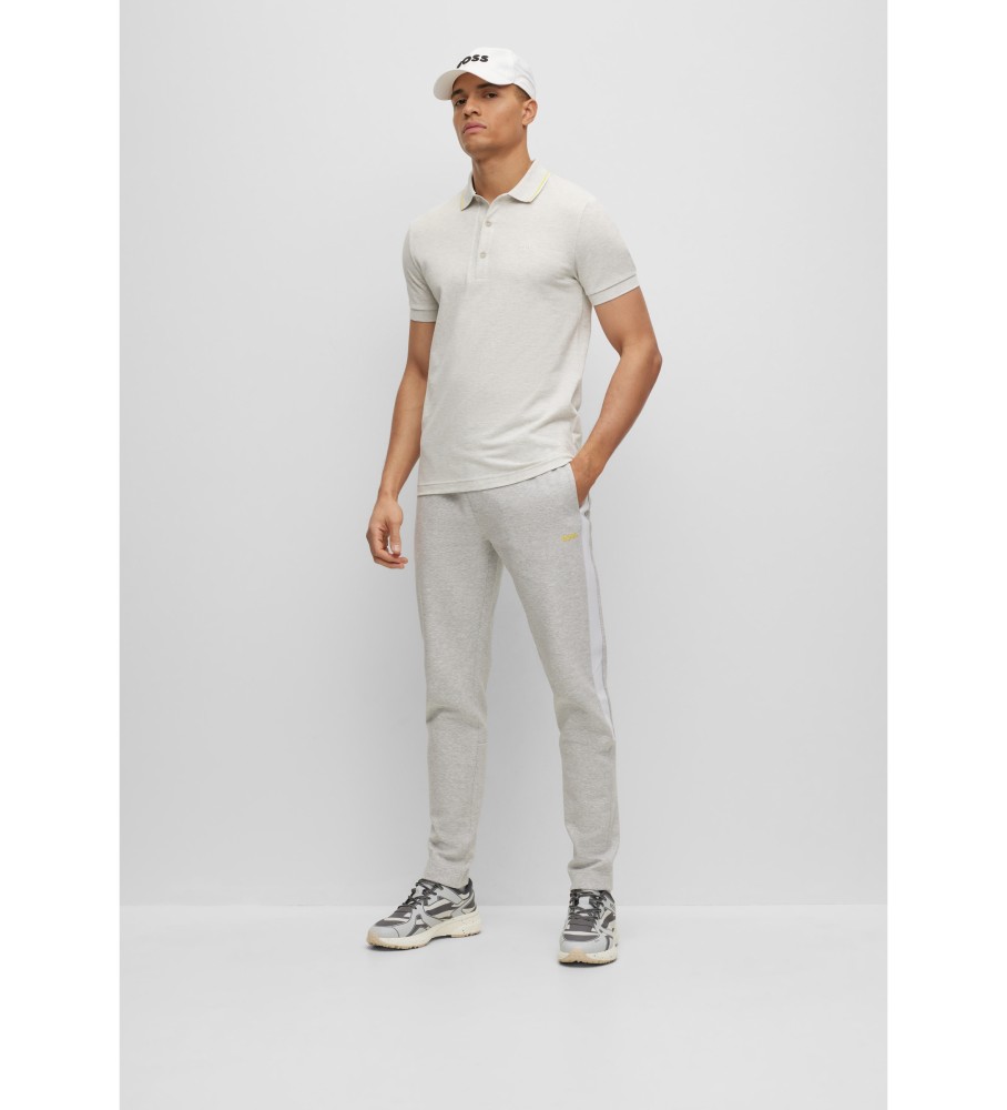 BOSS Polo Paule4 cinza
