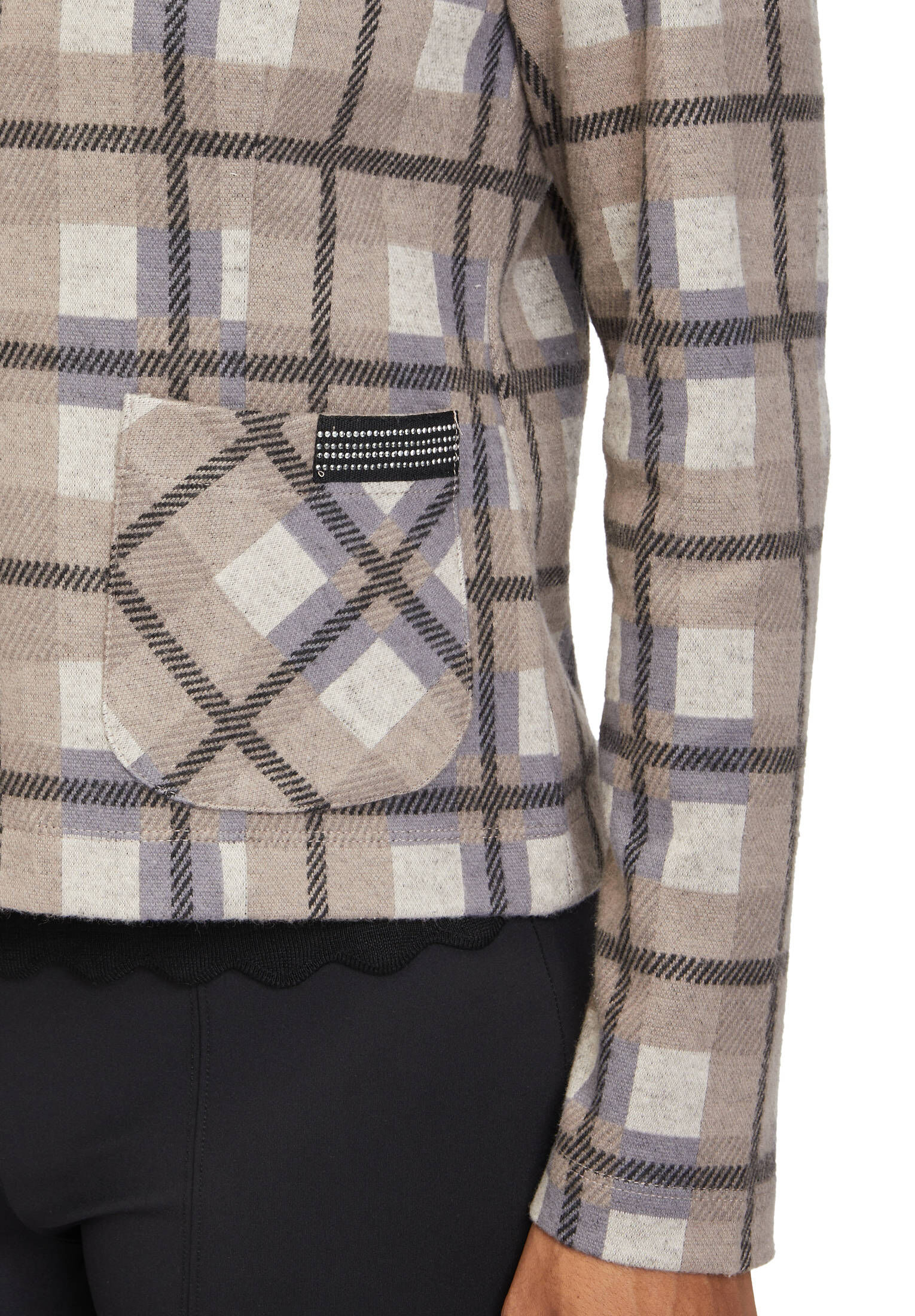 Betty Barclay| Damen Sweatjacke mit Stehkragen