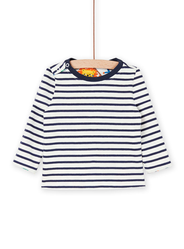 T-shirt multicolore réversible à imprimé animaliers