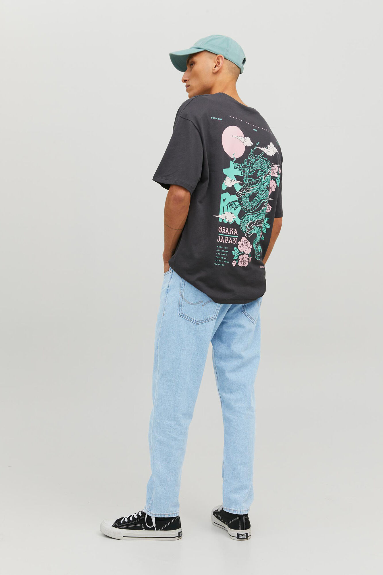 calça jeans Frank cropped azul claro