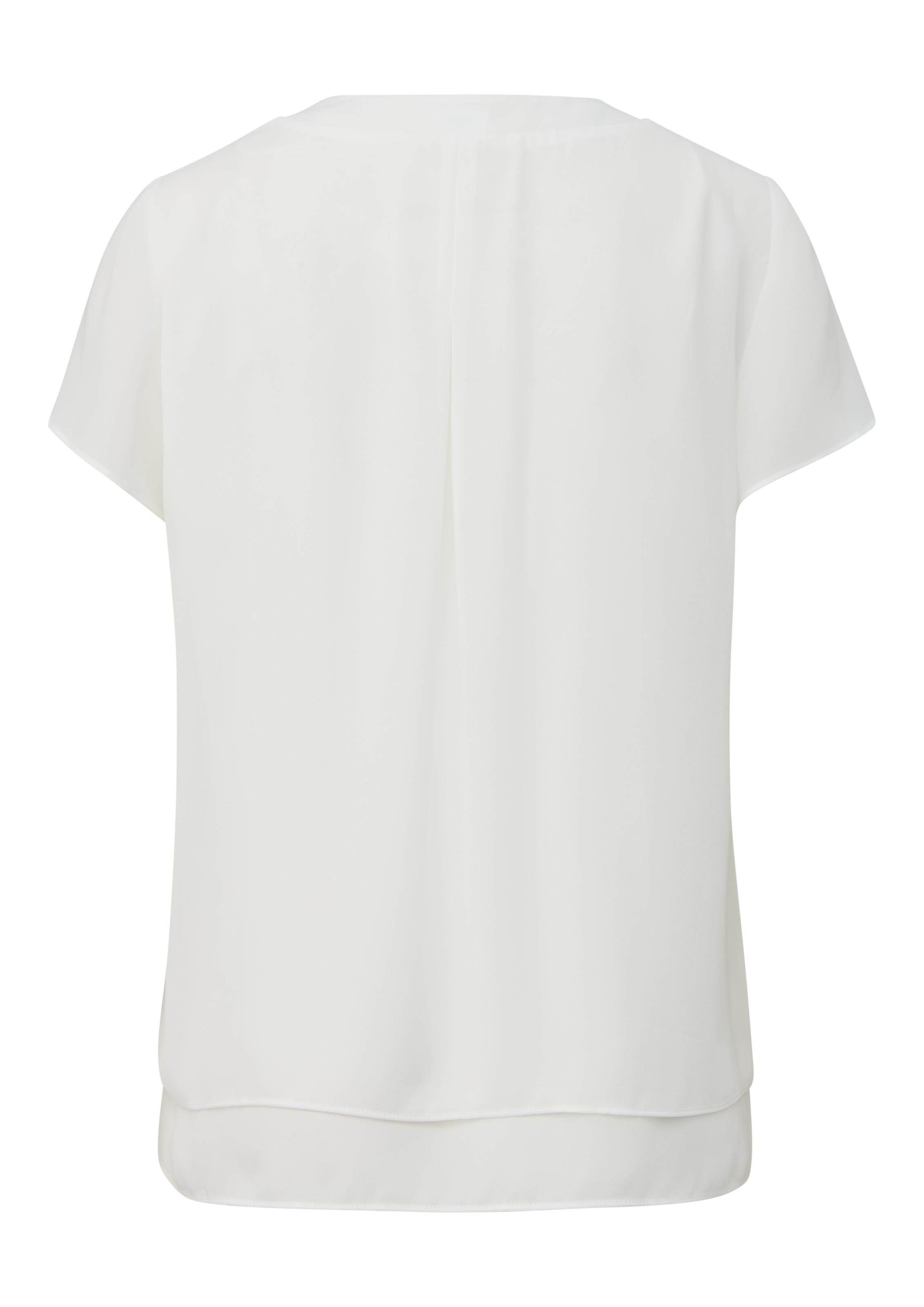 s.Oliver BLACK LABEL Shirtbluse , in Doppel-Layer-Optik und mit V-Ausschnitt