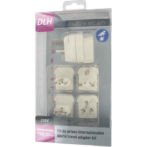 DLH DY-WU1307 adaptateur prise d'alimentation Universel Blanc