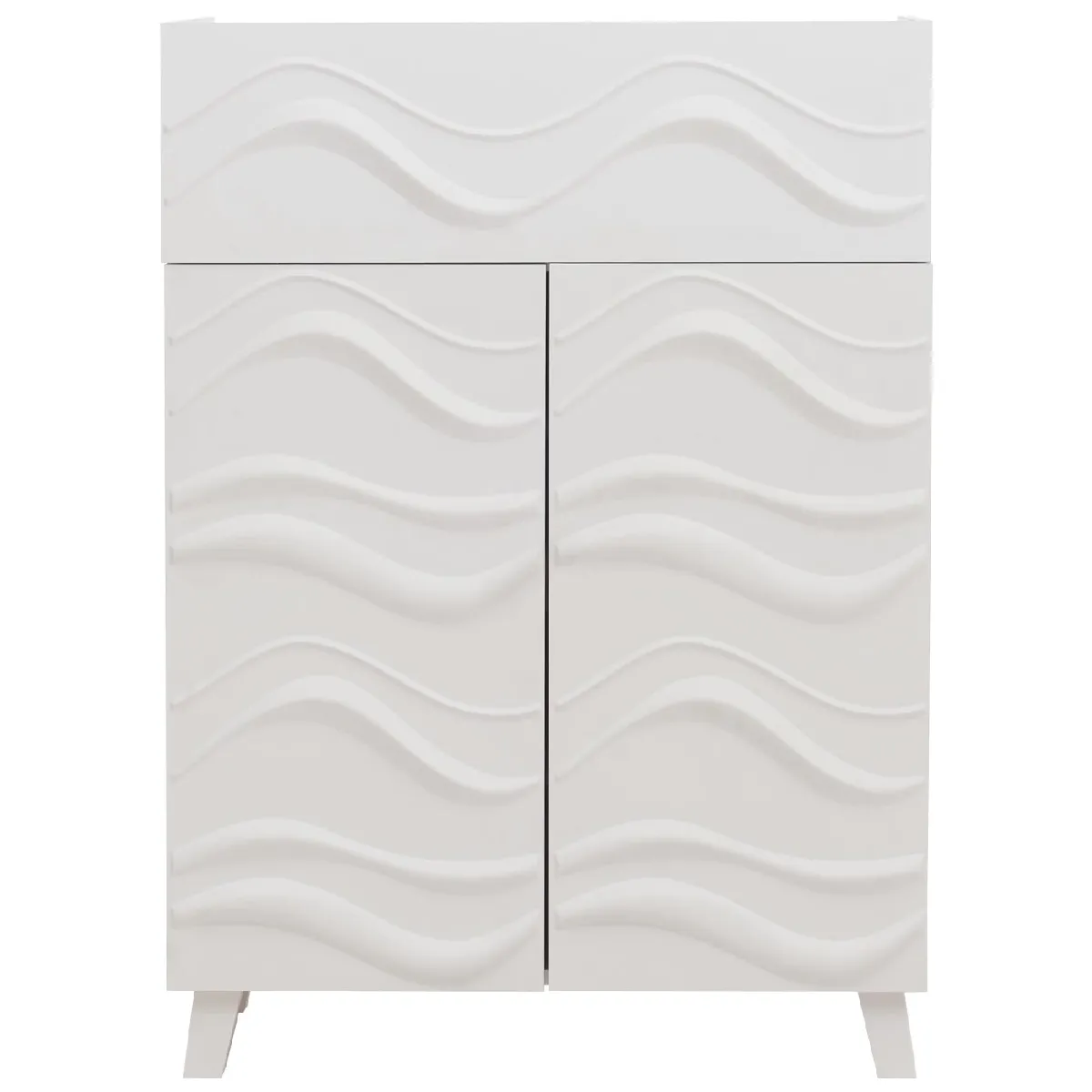 MENDLER Commode HWC-N86 - Blanc 3D