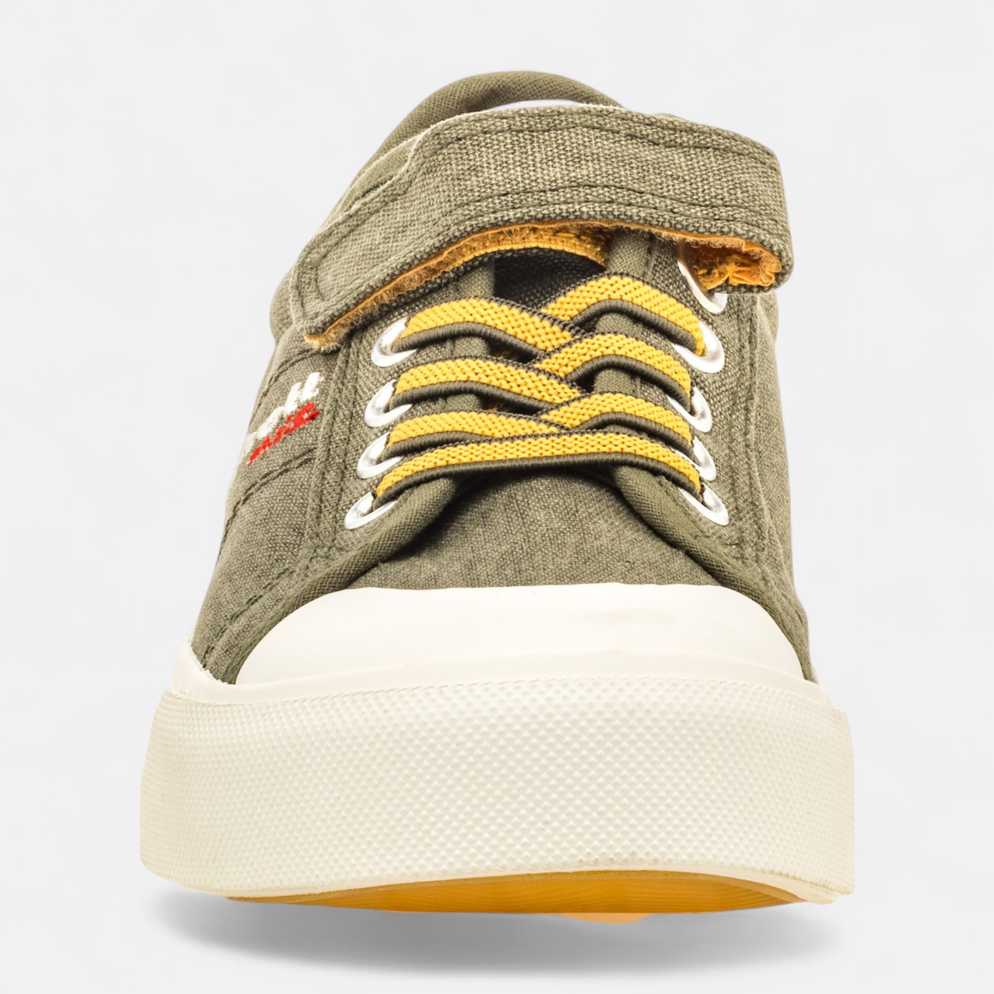 Baskets en toile Garçon kaki