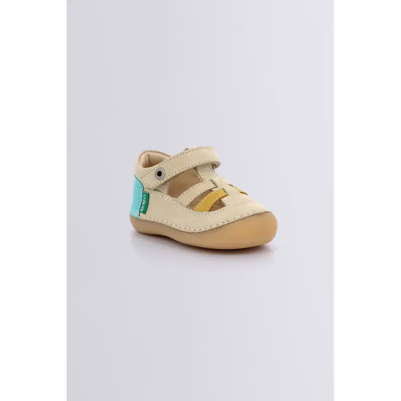 Sushy Beige bleu SALOMÉS Cuir Garçon