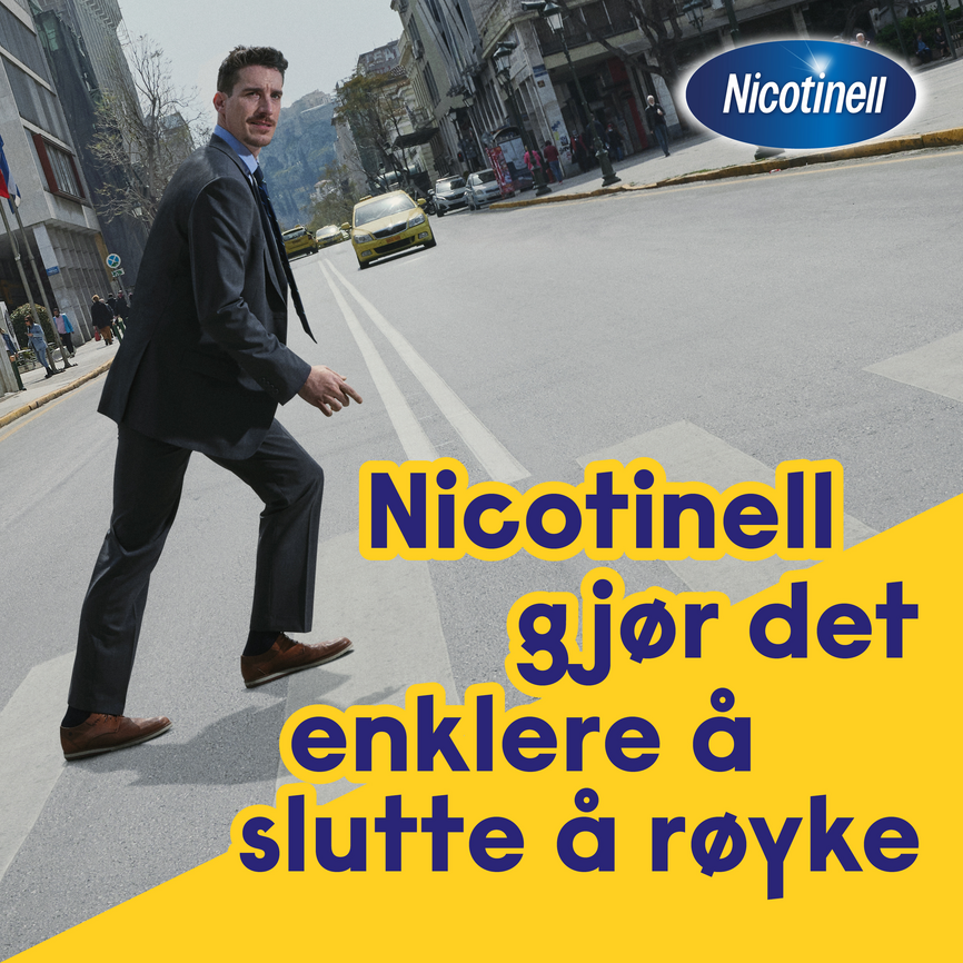 Nicotinell 21 mg/24 timer depotplaster, Slutte å røyke