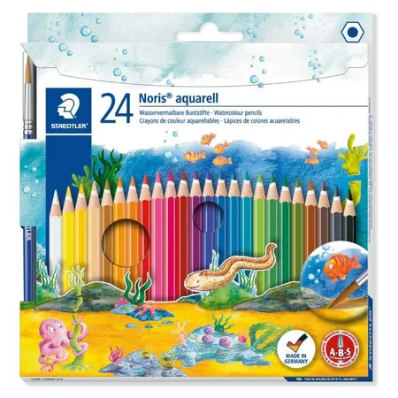 STAEDTLER® Noris Club aquarell Farbstift, 24 Stück Etui