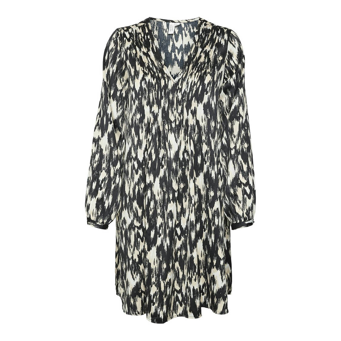 VERO MODA<br>Vestido curto, estampado, decote em V