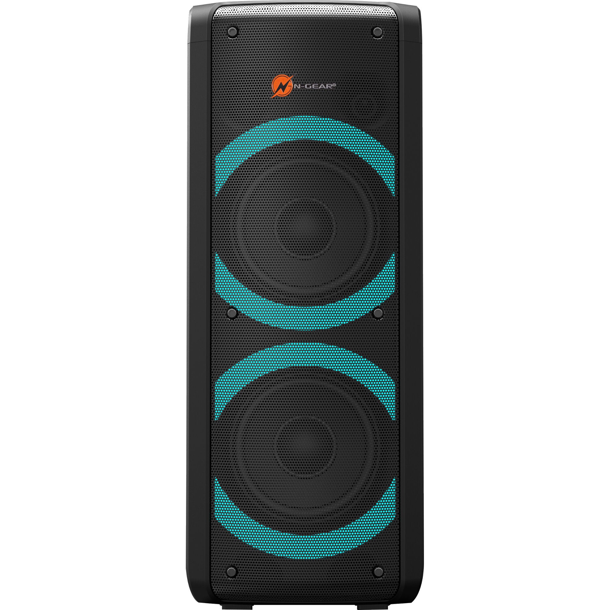 N-Gear Let's Go Party 72 mobiele luidspreker met microfoon en lichteffecten