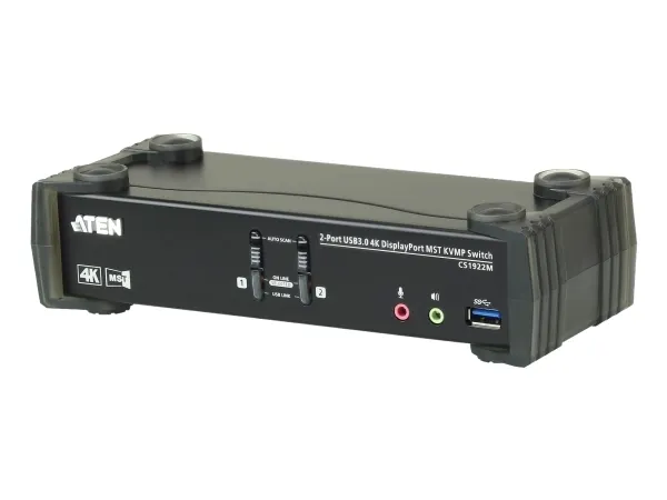 ATEN CS1922M - KVM / audio / USB switch - 2 x KVM / audio / USB - 1 lokalbruger - desktop