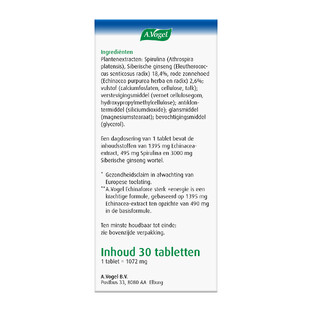 A.Vogel Echinaforce Sterk**   Energie* Tabletten Multiverpakking 3x30ST