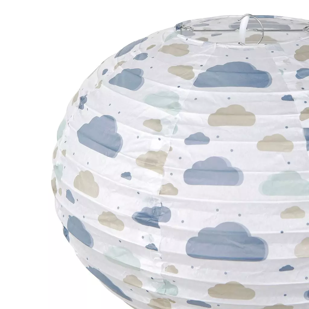 Suspension Montgolfière papier (D 30 cm) Brume Multicolore