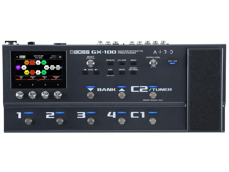 BOSS Effektgerät GX-100 Gitarreneffektprozessor mit neuen Farben für Ihren Sound