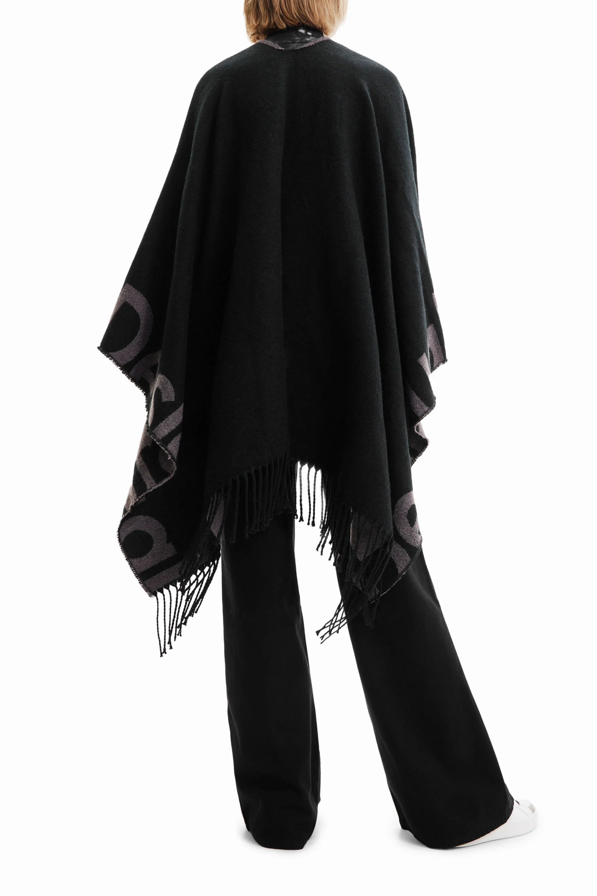 Poncho reversível