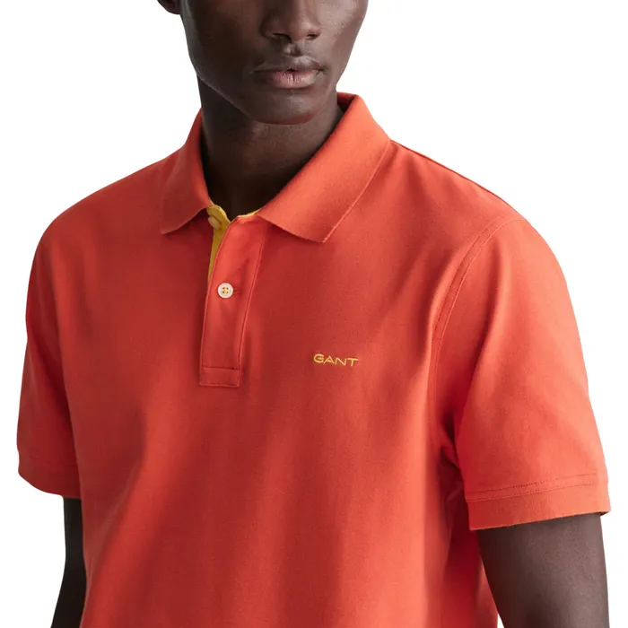 Gant Contrast Piqué Polo Heren