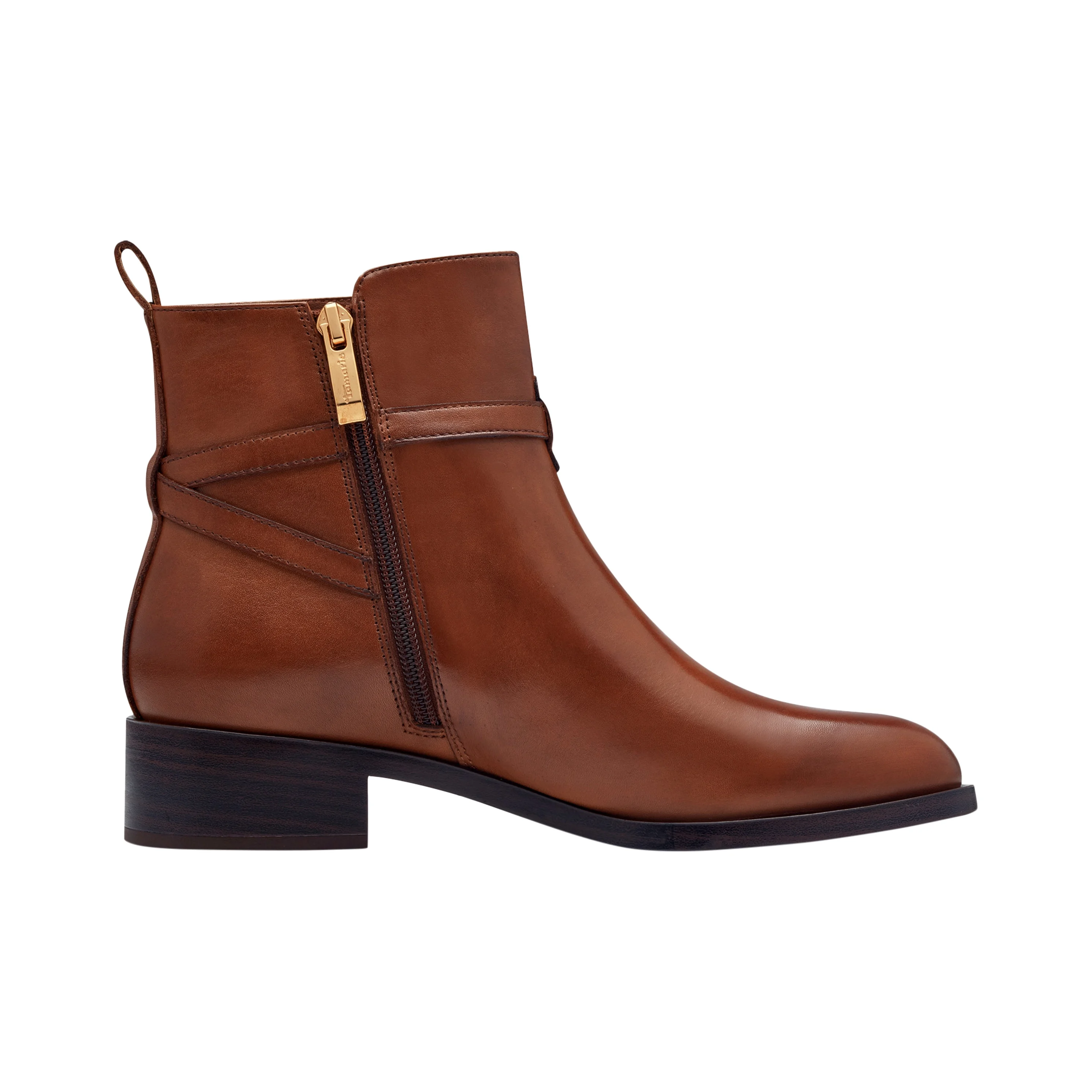 Bottines cuir | Marron