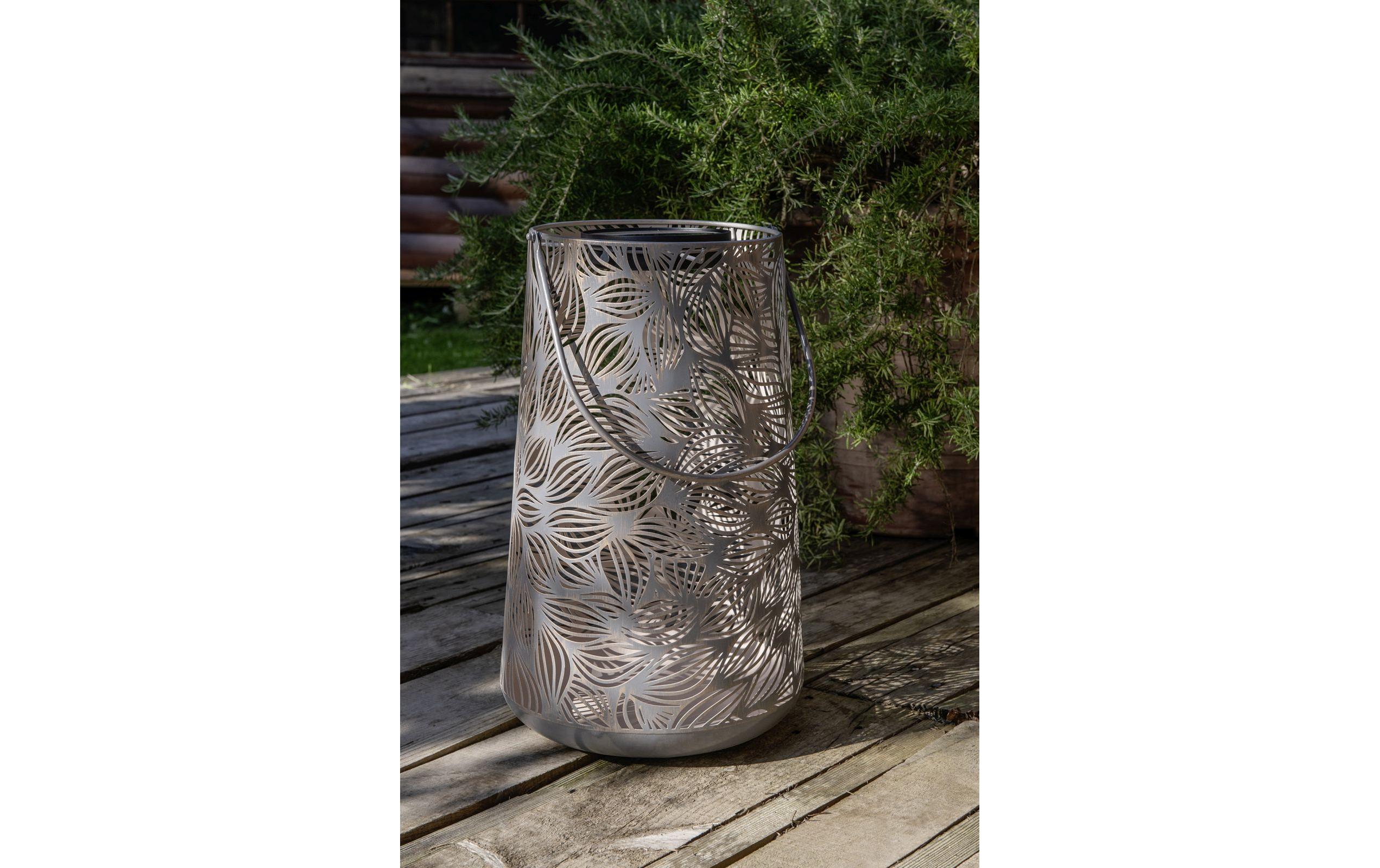 Solar Antic Lantern Flora GreyDekolicht zum Aufstellen oder Aufhängen