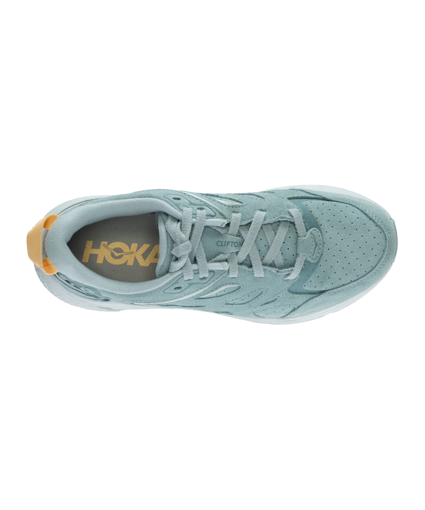 HOKA Clifton L Suede Blau