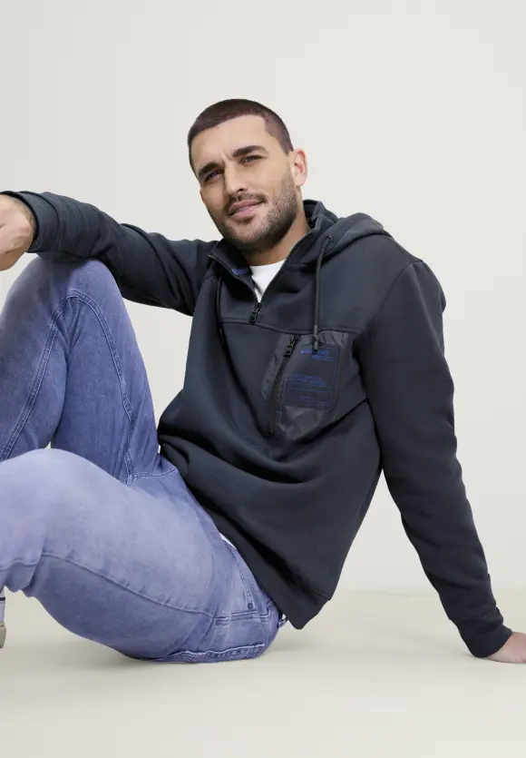 Sweat Kapuzenpullover - night blue