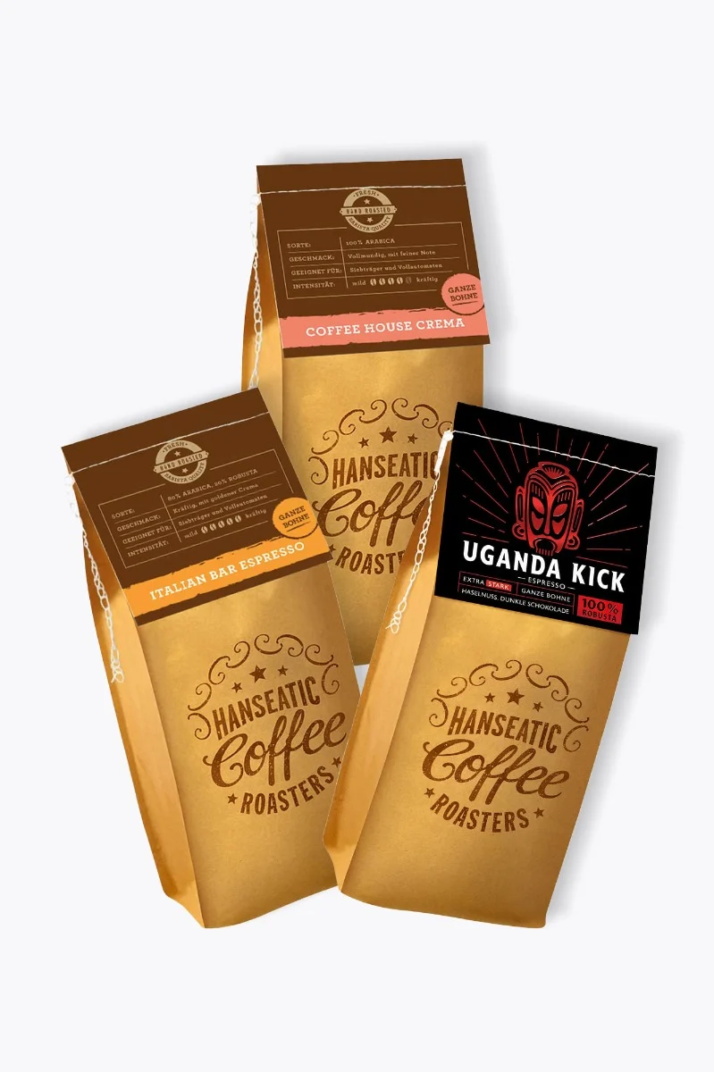 Hanseatic Coffee Roasters Espresso Probierpaket 750g