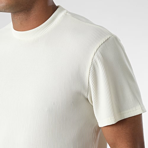 Ensemble Tee Shirt Et Short Jogging Beige