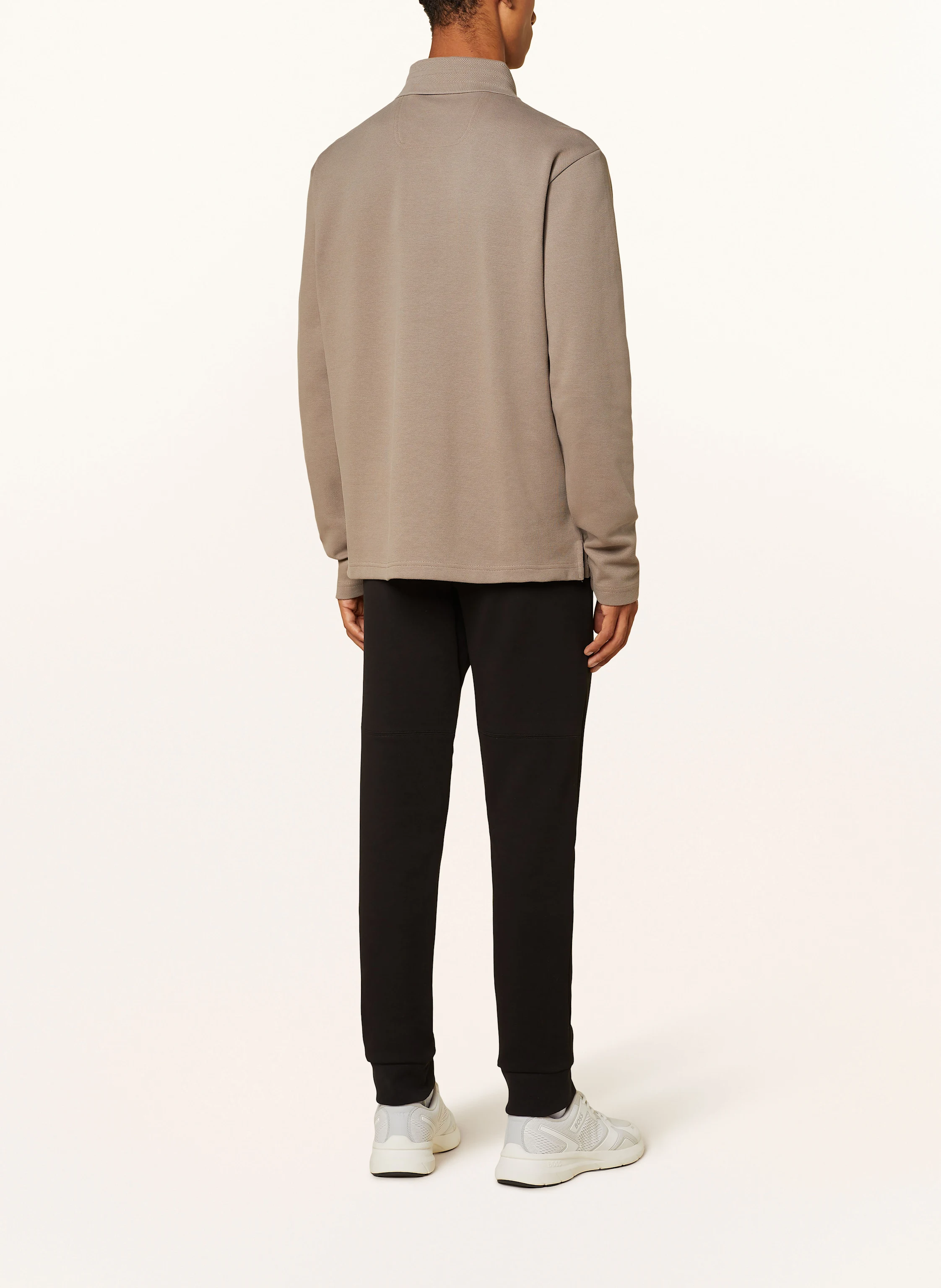 BOSS Piqué-Poloshirt PLISY MIRROR