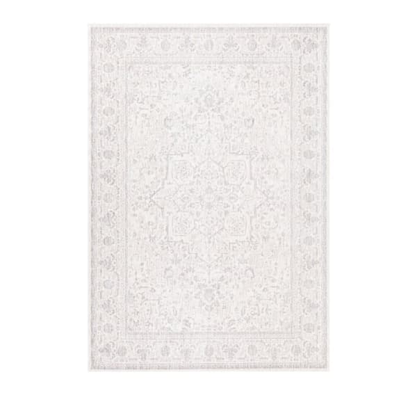 Teppe ASPERO-2, 133x190cm, hvit/beige