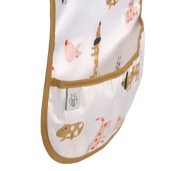 Little Mateys Lot de 2 bavoirs avec poche   Orange épicée        de               Lässig