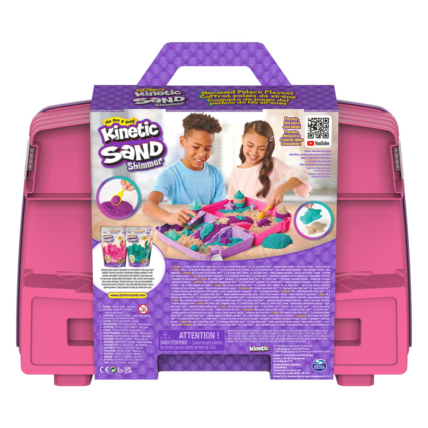 Kinetic Sand - Zeemeerminnen Speelset met Opbergkoffer