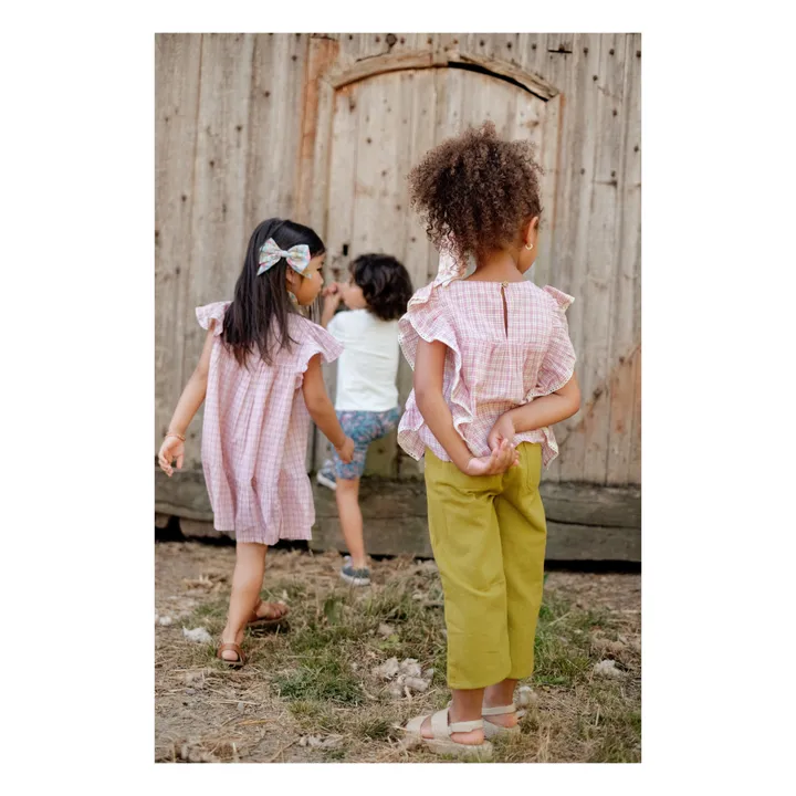 Louise Misha Robe Carlina Carreaux | Rose