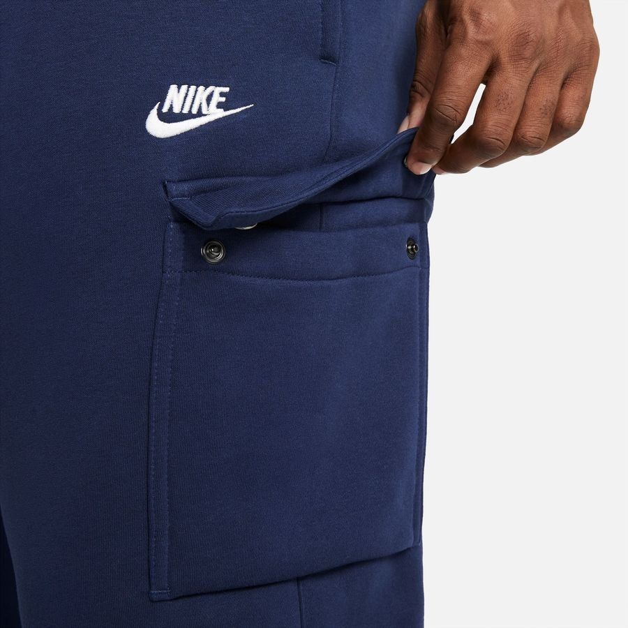 Nike Pantalon Cargo NSW Club - Bleu Marine/Blanc