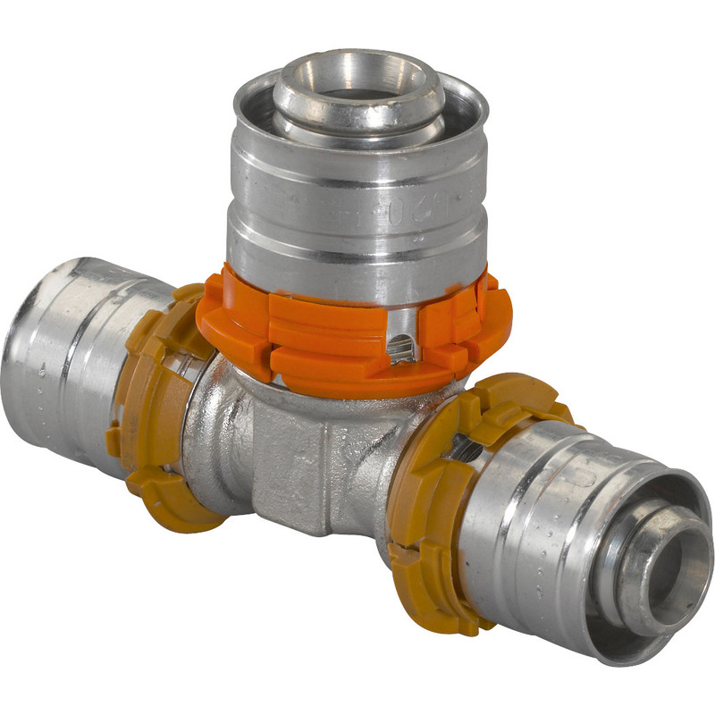 Uponor MLC pers T-stuk verloop 25x16x25mm