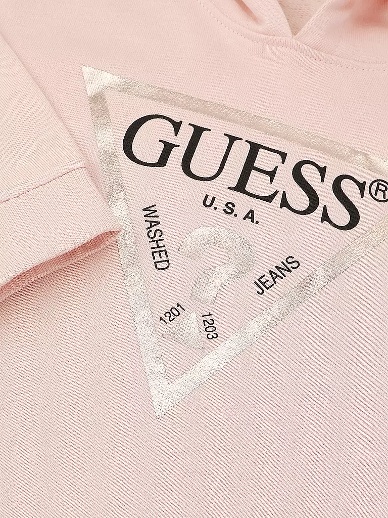 GUESS Mädchen Kapuzensweater - Hoodie rosa