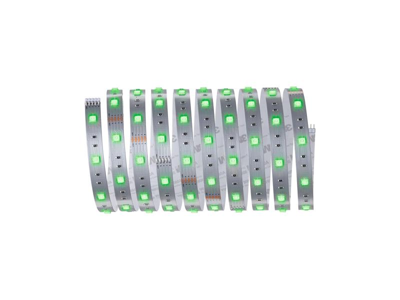 Paulmann LED-Stripe MaxLED 250 RGBW, 3 m Basisset Unbeschichteter LED-Streifen mit variabler Lichtfarbe, kürzbar