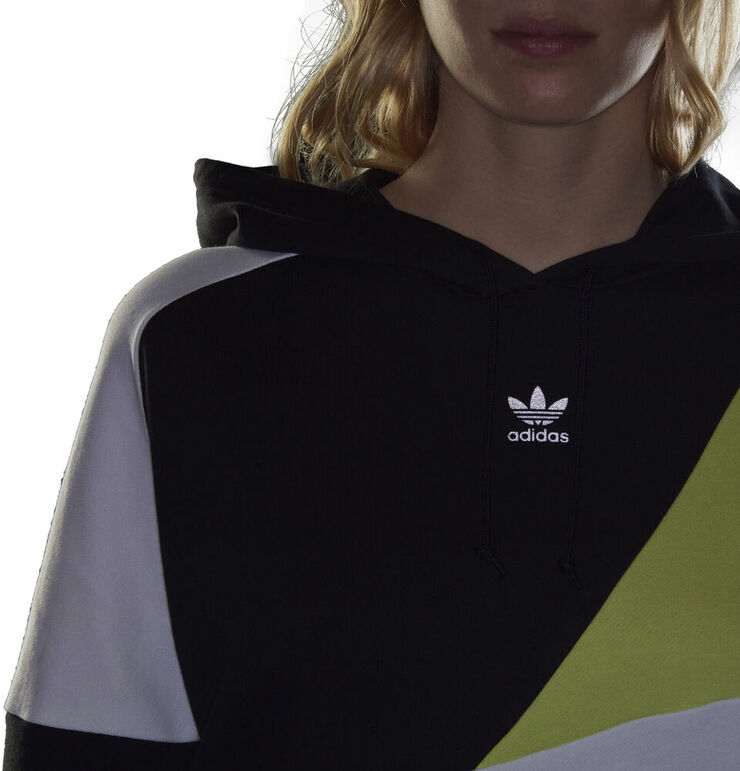 adidas Colorblock hættetrøje Sort