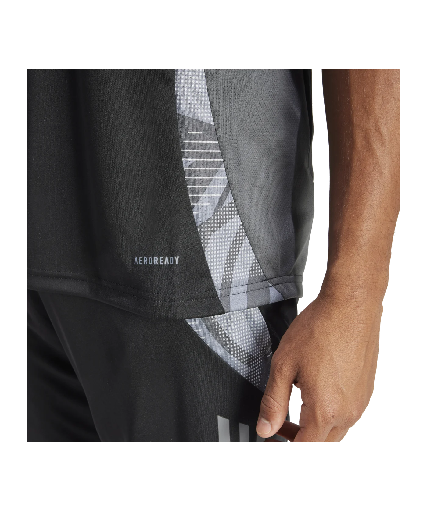 adidas Tiro 24 Comp Training Trikot Schwarz Grau