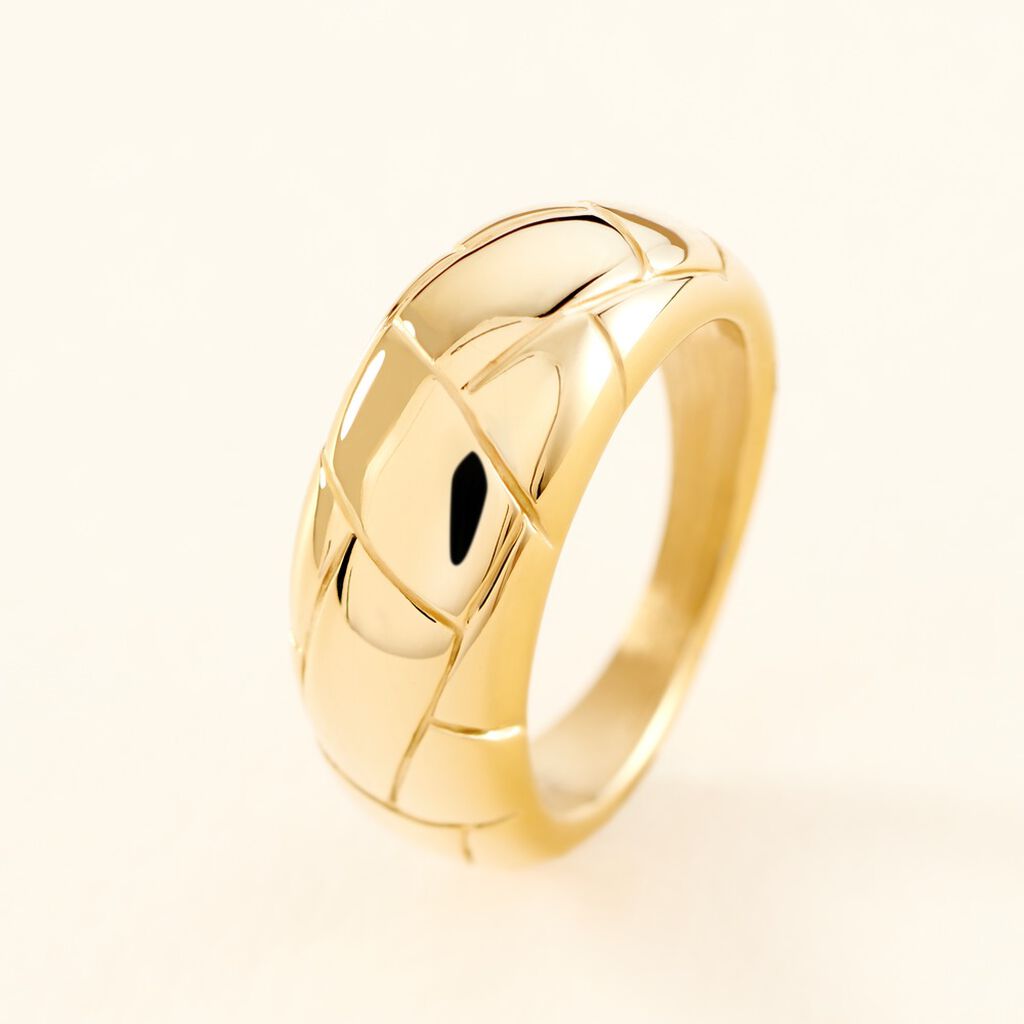 Bague Lessie Acier Doré