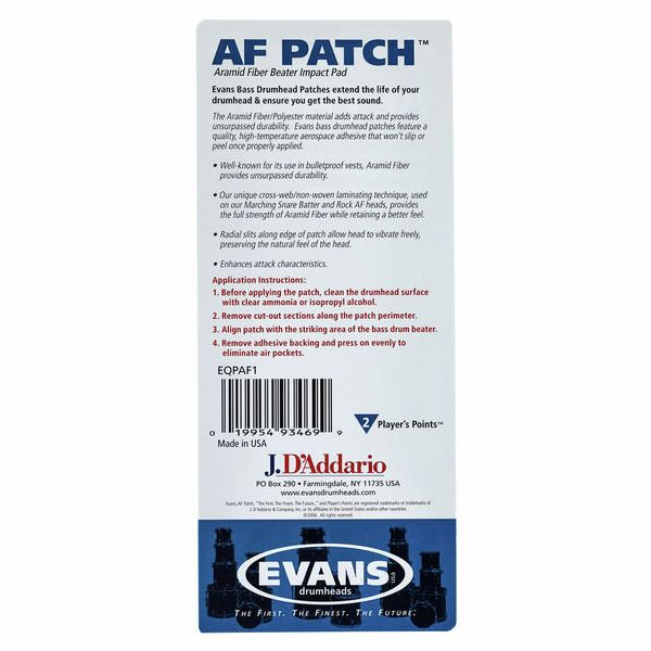 Evans AF Patch