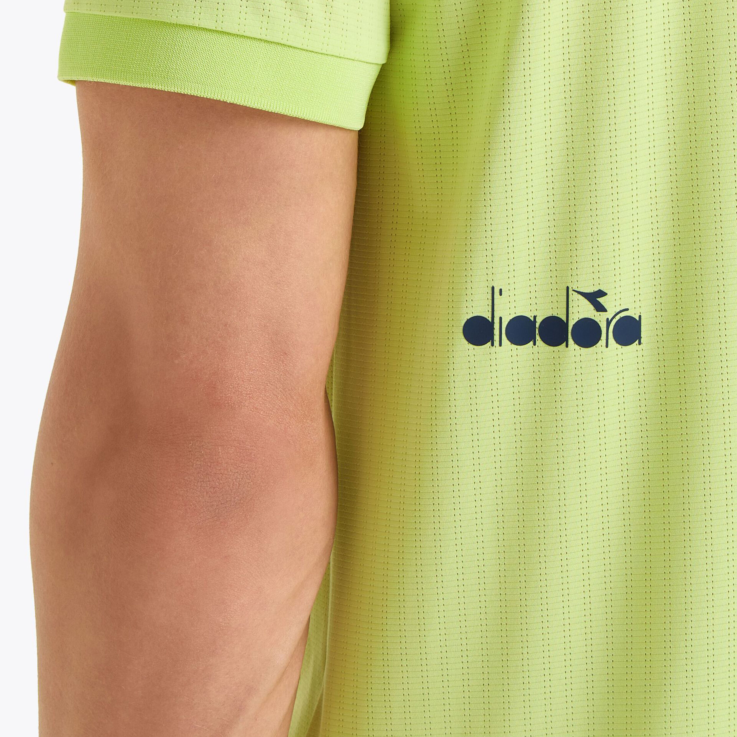 Diadora Icon Polo Hommes - Jaune Lemon