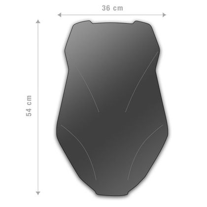 Bulle Barracuda AEROSPORT - Gris