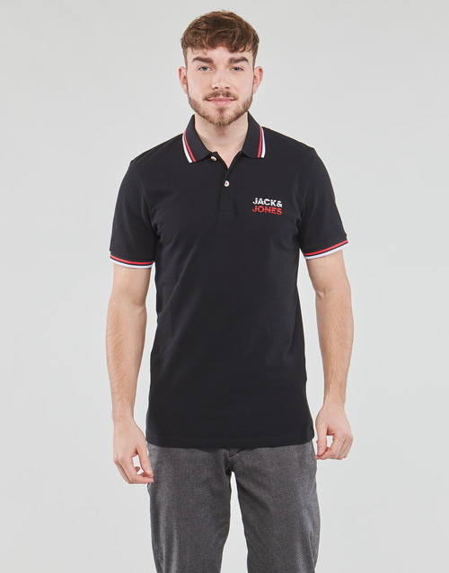 Jack & Jones - JJATLAS POLO SS - Noir
