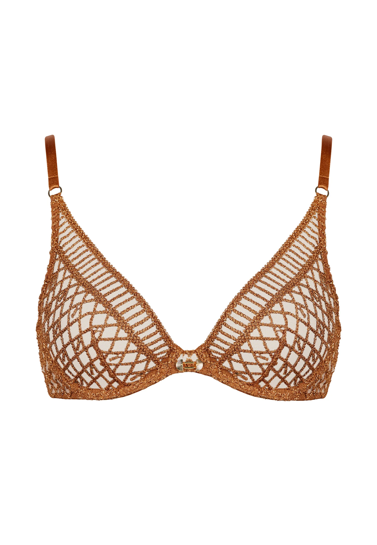 STARDUST DREAM - Soutien-gorge triangle avec armatures | Doré