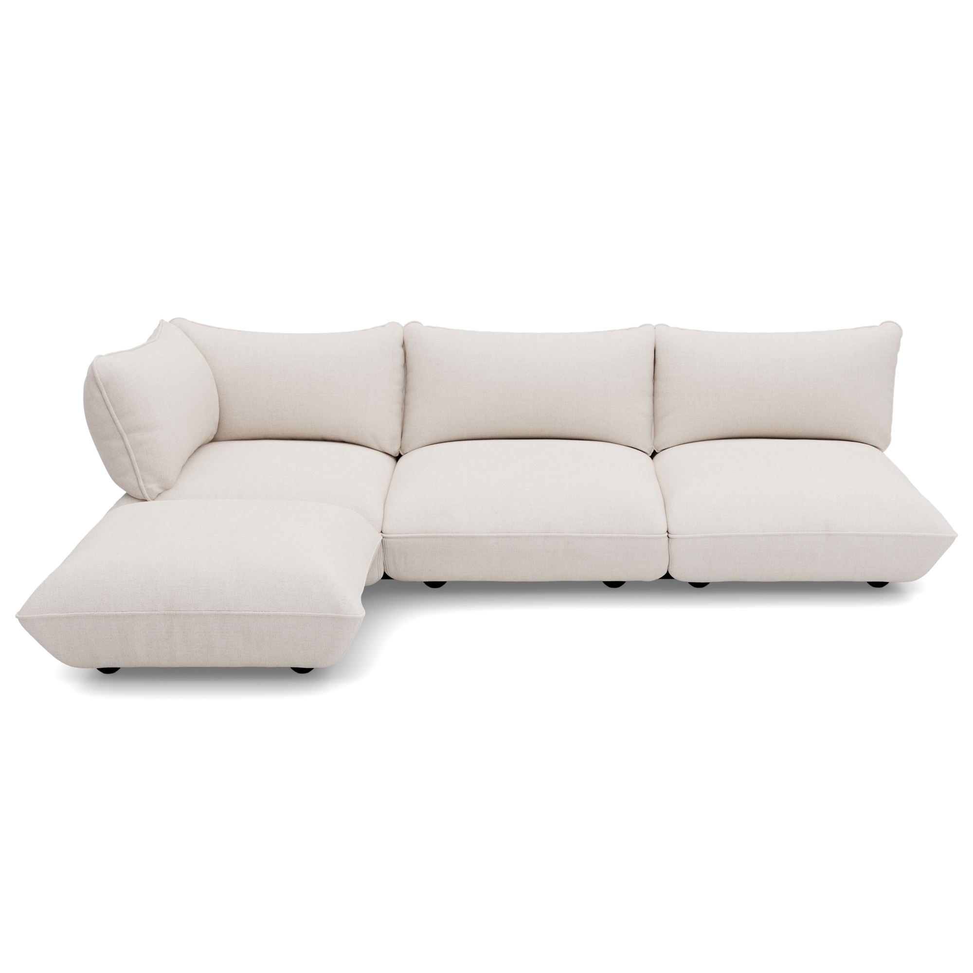 Hoekbank Sumo boucle recycled creme