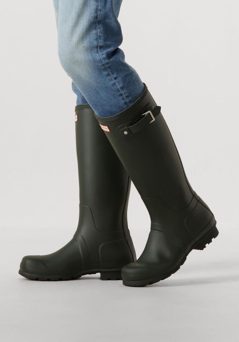 groene hunter regenlaarzen mens original tall