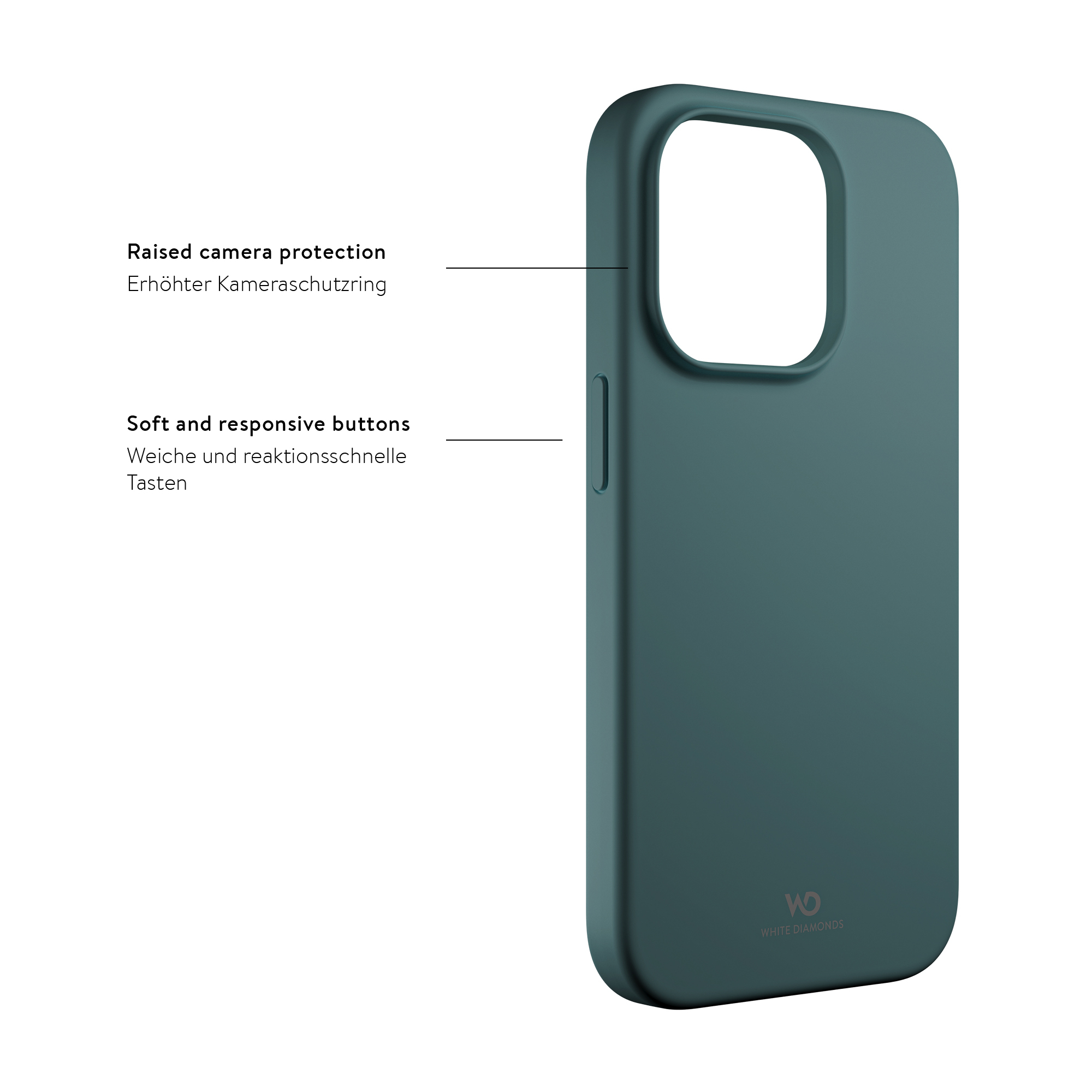 iPhone 14 Pro Urban Case Silikon Cover Hülle (1503FIT43) - Petrol