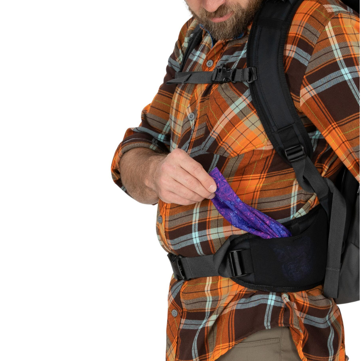 Osprey Farpoint Travel Pack 70 L rejserygsæk, herre (Tunnel Vision Grey) - Spejder Sport