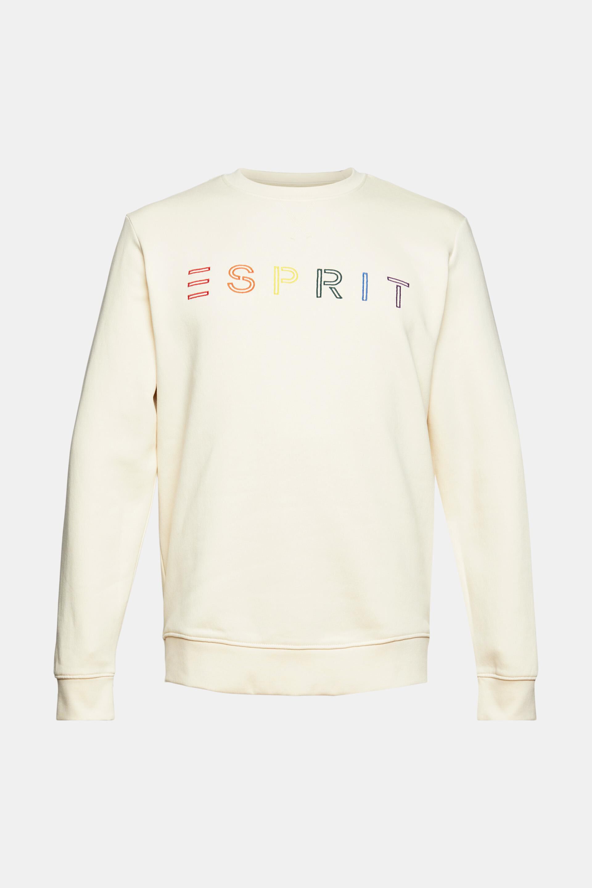 En matière recyclée le sweat-shirt à logo brodé