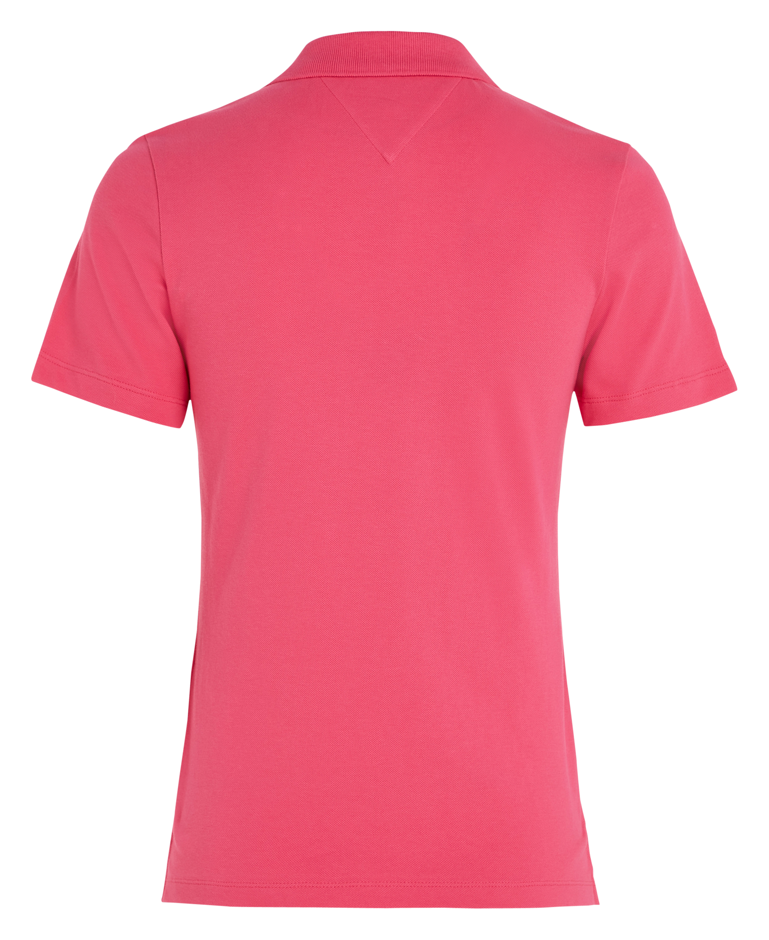 Polo ajustée en coton organique mélangé | Rose