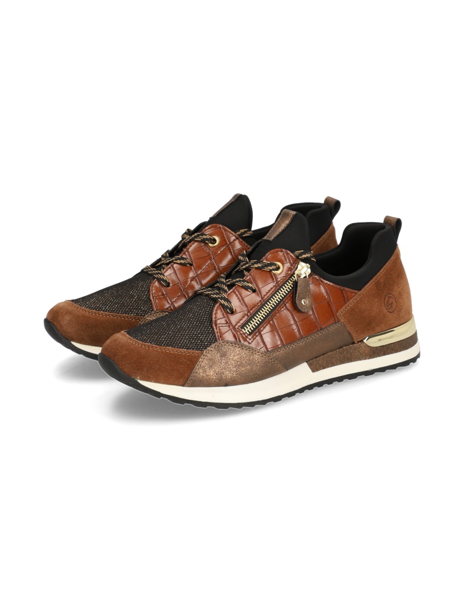 Lederkombination Sneaker